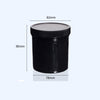 Pot col large , Plastique HDPE, noir, contenance 100 ml à 500 ml Laborxing