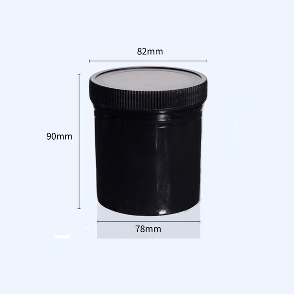 Bote cuello ancho, Plástico HDPE, negro, capacidad 100 ml a 500 ml Laborxing