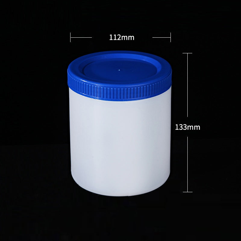 Wide-neck jar, plastic HDPE, capacity 250 ml to 1.000 ml