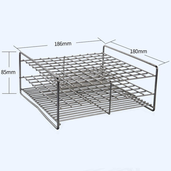 100 slots Test tube stainless steel stand Laborxing