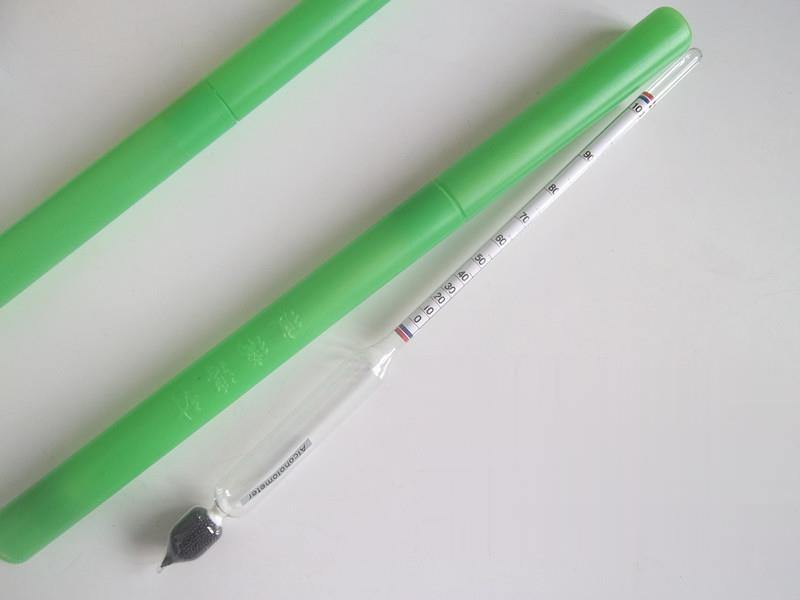 Alcoholometer acc. to Richter and Tralles