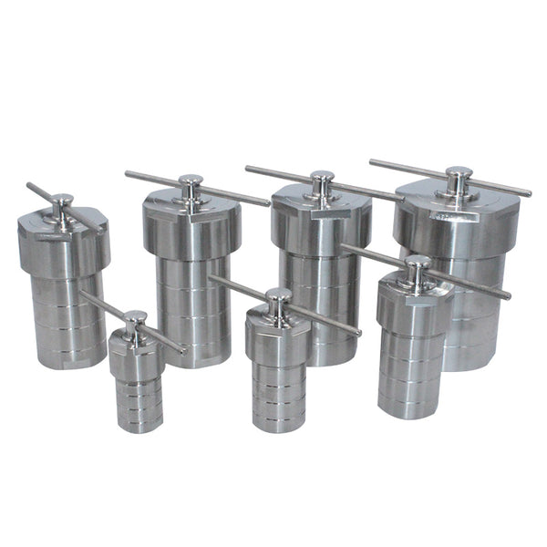 Reattore di sintesi idrotermale con recipiente rivestito in PTFE, volumi 25-500 ml Laborxing