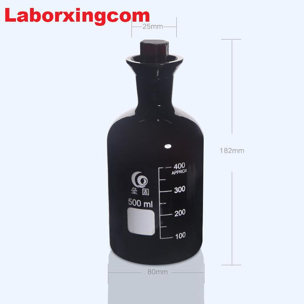 Frasco Bod, vidrio marrón, de 125 ml a 1.000 ml Laborxing