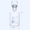 Bod Bottle con coperchio, vetro trasparente, da 125 ml a 1.000 ml Laborxing