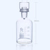 Frasco Bod com tampa, vidro transparente, 125 ml a 1.000 ml Laborxing