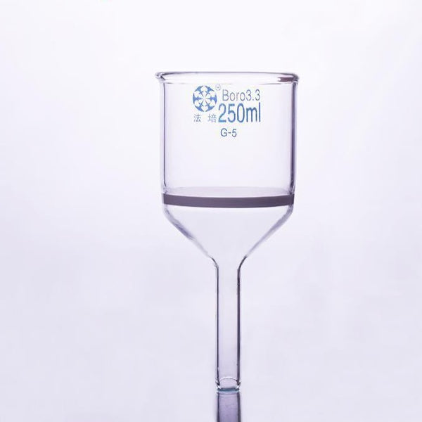 Filtro Nutsche con frita, 50 ml a 250 ml Laborxing
