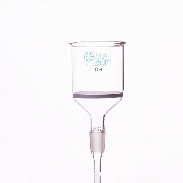 Filtro Nutsche con frita y junta, 50 ml a 250 ml Laborxing