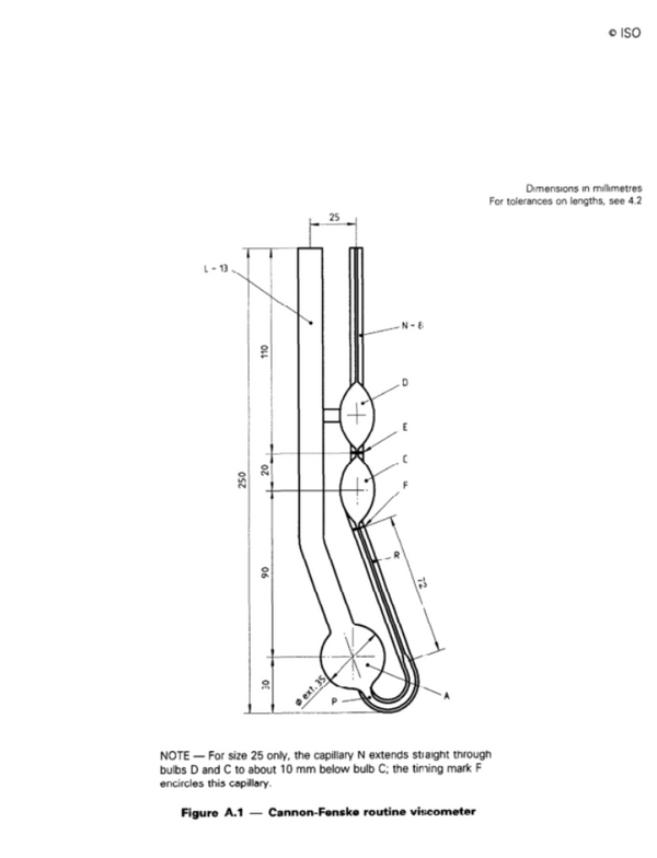 Cannon-Fenske-Routineviskosimeter, ISO 3105 Laborxing