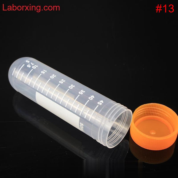 Centrifuge tubes, EP plastic, capacity 0.1 to 100 ml, 30 to 1.000 pcs/pack Laborxing