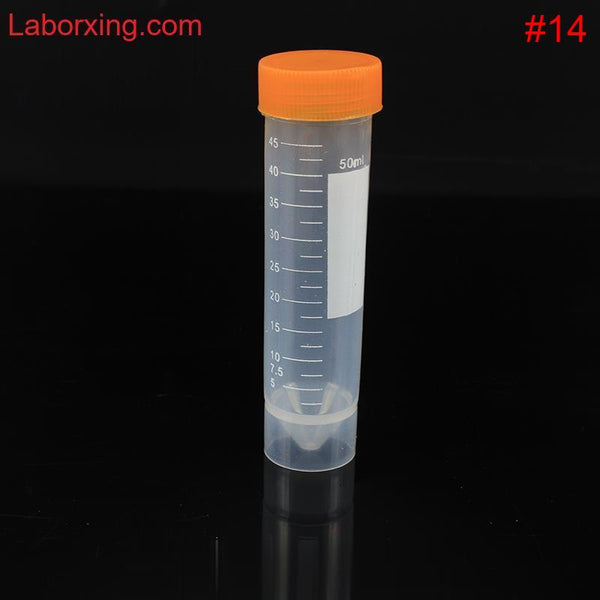 Centrifuge tubes, EP plastic, capacity 0.1 to 100 ml, 30 to 1.000 pcs/pack Laborxing