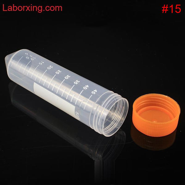 Centrifuge tubes, EP plastic, capacity 0.1 to 100 ml, 30 to 1.000 pcs/pack Laborxing