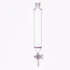Columna de cromatografía con junta, llave de vidrio y frita, diámetro 50 mm Laborxing