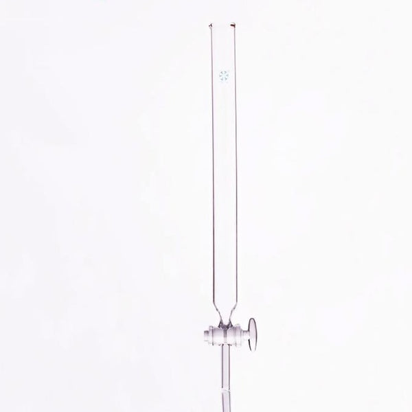 Chromatographiesäule mit Bördelrand und Glashahn ohne Fritte Laborxing