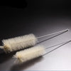 Cleaning brush for measuring cylinders, galvanised twisted-in wire Laborxing