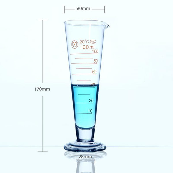 Konischer Messbecher, graduiert, 5 ml bis 2.000 ml Laborxing