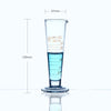 Conical measuring beaker,graduated, 5 ml to 2.000 ml Laborxing