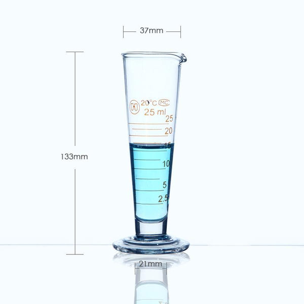 Conical measuring beaker,graduated, 5 ml to 2.000 ml Laborxing