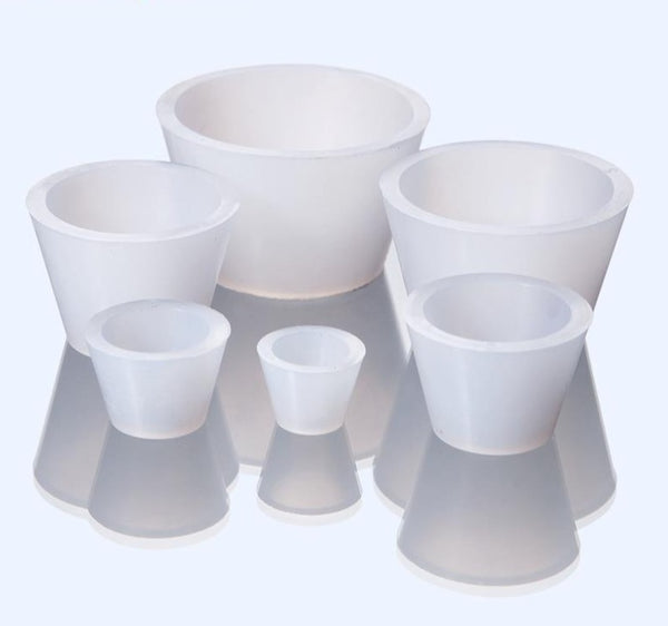 Konische Silikonmanschetten für die Vakuumfiltration, 6 in 1. Laborxing