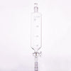 Embudo cuentagotas cilíndrico con llave de paso y tapón, graduado, de 50 a 1.000 ml Laborxing