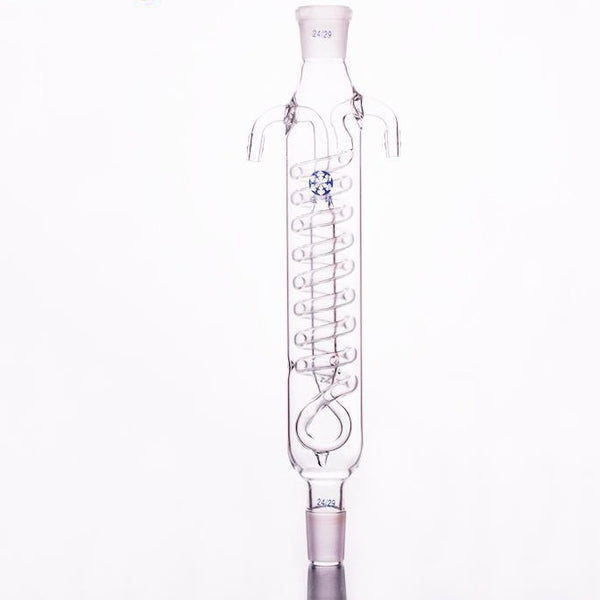 Condensatore Dimroth con giunto, lunghezza da 200 mm a 500 mm. Laborxing