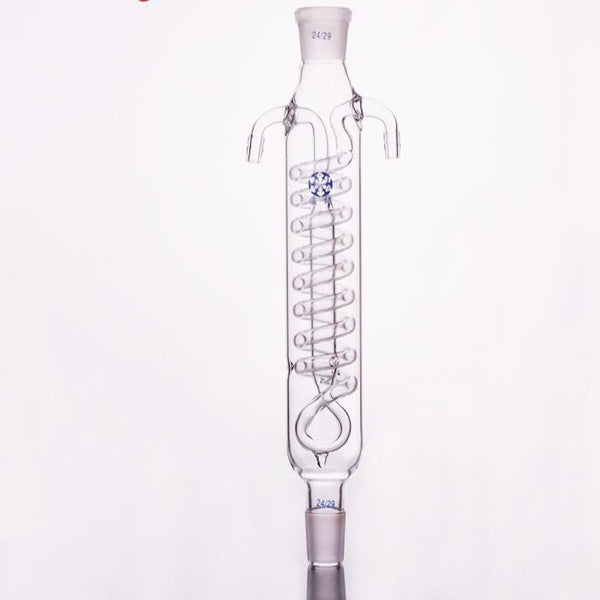 Condensatore Dimroth con giunto, lunghezza da 200 mm a 500 mm. Laborxing