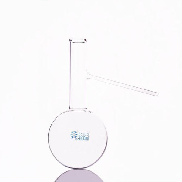 Distilling flask with side tube,  50 to 3.000 ml Laborxing