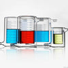 Doppelmantelflasche mit Schraubverschluss, graduiert, 100 bis 5000 ml Laborxing