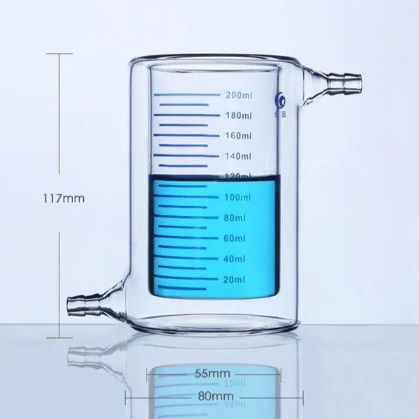 Double jacketed beaker, graduated, 50 ml to 5000 ml Laborxing