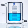 Doppelmantelflasche mit Schraubverschluss, graduiert, 100 bis 5000 ml Laborxing