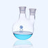 Matraz de fondo redondo de dos bocas, bocas laterales paralelas, de 250 ml a 20.000 ml Laborxing