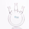 Double jacketed three-necked round-bottom flask, capacity 500 to 2.000 ml Laborxing