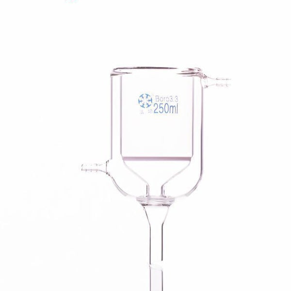 Double jacketed nutsche filter with frit, 50 ml to 2.000 ml Laborxing