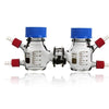 Reactor de membrana de celda H de doble cámara para celda de combustible microbiana (MFC), capacidad de 100 a 1000 ml Laborxing