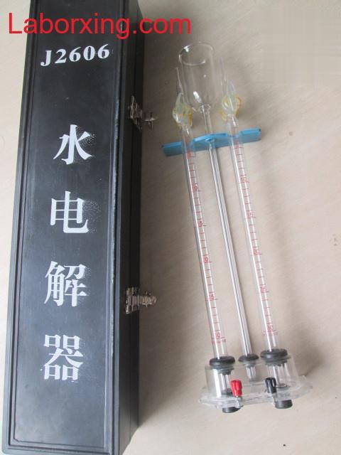 Electrolysis apparatus acc. to Hoffmann, capacity 60 ml