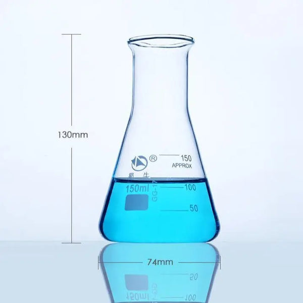 Erlenmeyer, gargalo largo, 50 ml a 5.000 ml Laborxing