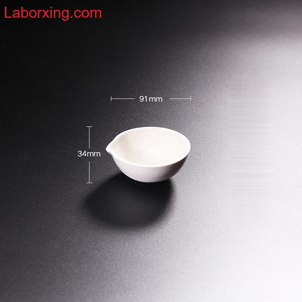 Evaporating dish with round bottom, porcelain, capacity 35 to 5.000 ml Laborxing