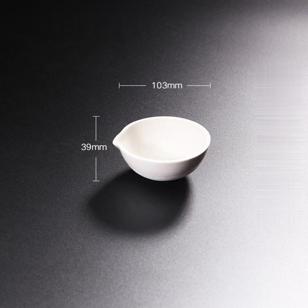 Evaporating dish with round bottom, porcelain, capacity 35 to 5.000 ml Laborxing