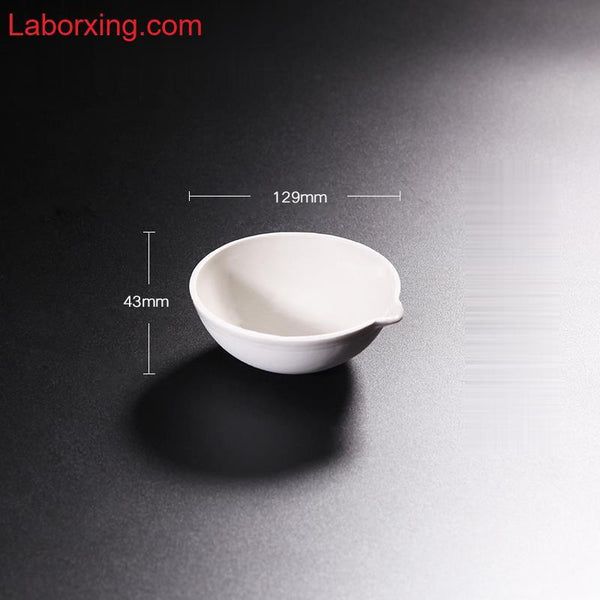 Evaporating dish with round bottom, porcelain, capacity 35 to 5.000 ml Laborxing