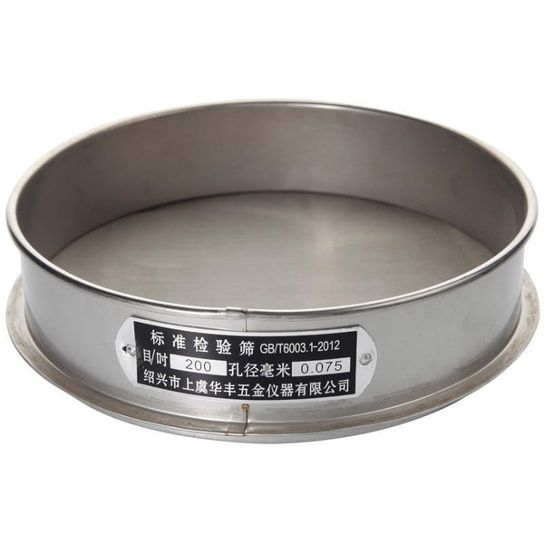 Flat sieves, diameter 10 to 30 cm, mesh size 10 to 200 Laborxing