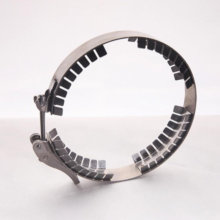 Flat flange clamp, diameter DN 100 to DN 200 mm