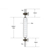 Tubos de muestreo de gas, 100 ml, Laborxing
