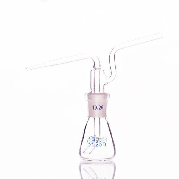 Botella de lavado de vidrio, capacidad de 250 a 1.000 ml Laborxing