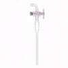 Tubo de entrada con junta y llave de paso de PTFE, longitud 200 mm Laborxing