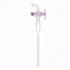 Tubo de entrada con junta y llave de paso de PTFE, longitud 200 mm Laborxing