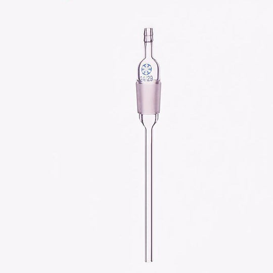 Inlet tube with joint and hose connector, length 200 mm | Laborxing