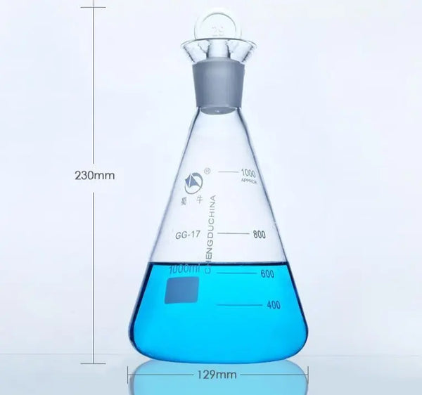 Fiole de détermination de l'iode, 50 ml à 1.000 ml Laborxing