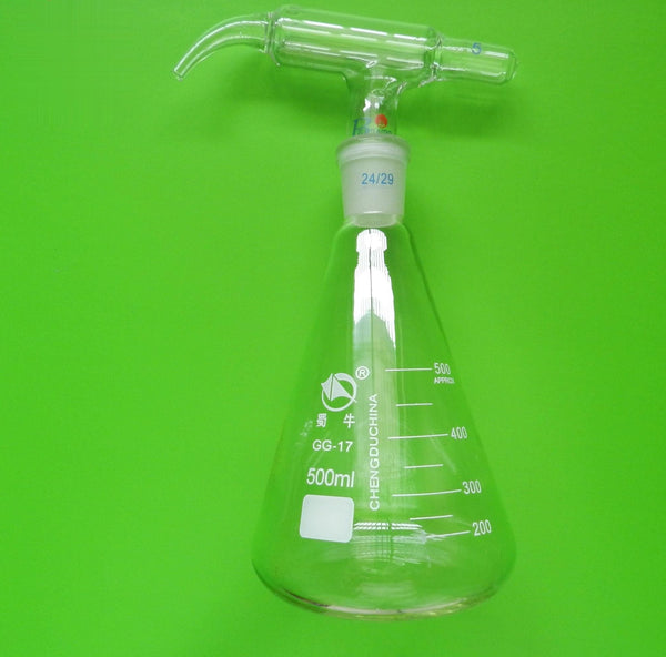 Pipette automatique Kipp avec erlenmeyer de 500 ml, capacité 5 à 50 ml Laborxing