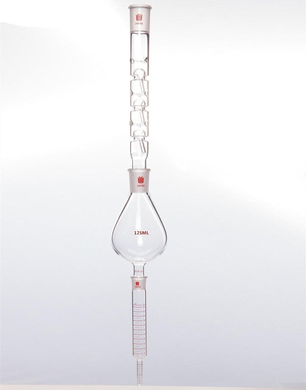 Concentrador Kuderna-Danish, capacidad 125 a 1.000 ml Laborxing
