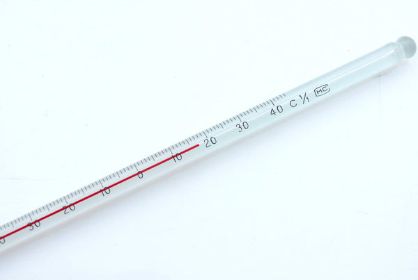 Kältethermometer, -100 bis 60 ℃, Länge 300 mm Laborxing