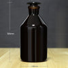 Narrow mouth bottle, brown glass, 60 ml to 20.000 ml Laborxing